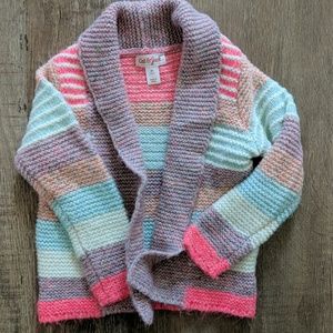 Cat and Jack striped cardigan sweater 2t